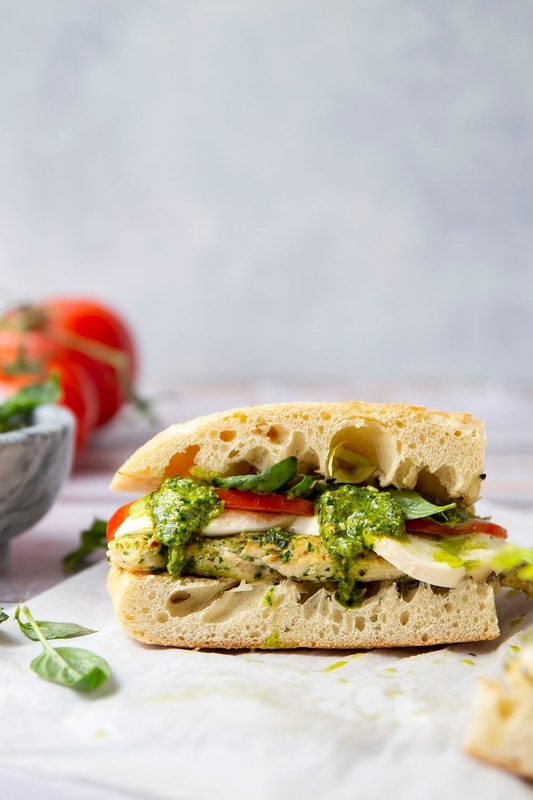 Pesto Chicken & Fresh Mozzarella Hot Grilled Hero