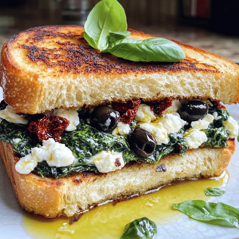 Fresh Mozzarella & Leaf Spinach Combo Sandwich