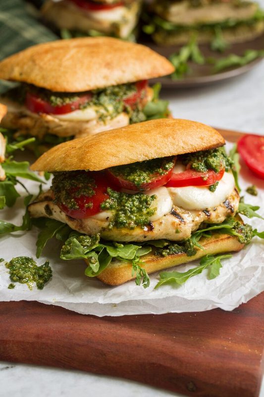 Grilled Chicken & Fresh Mozzarella Combo Sandwich