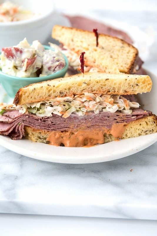 Pastrami & Hot Baked Turkey Combo Sandwich