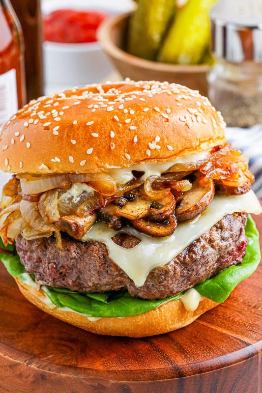 1/2 lb. Mushroom Burger