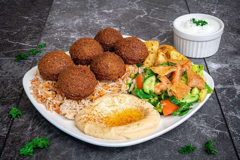 Falafel over Rice