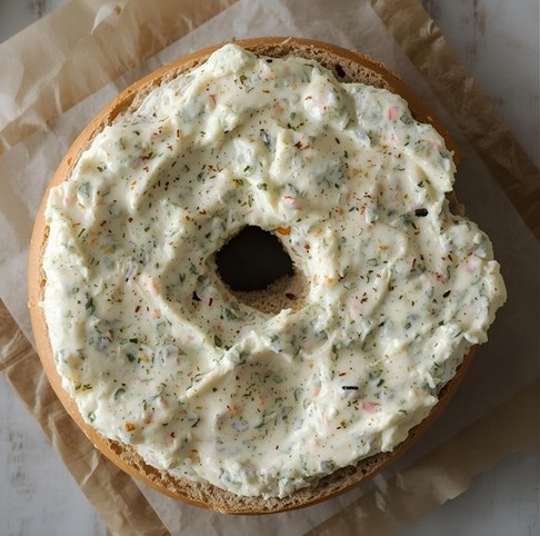 Bagel with Sicilian Cream Cheese