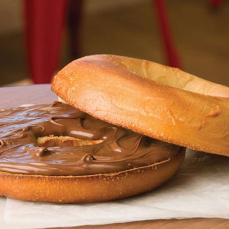 Bagel with Nutella Chocolate